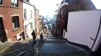Découvrez la Montagne de Bueren à Liège, des escaliers élus 'les plus extrêmes du monde'