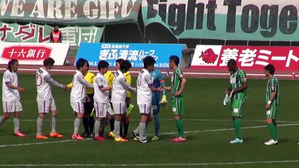 20140405 アビスパ福岡VS FC岐阜　試合終了～挨拶