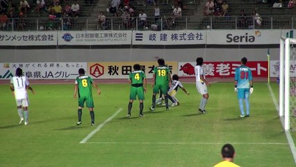 20130720 アビスパ福岡VS FC岐阜　金久保ゴール！