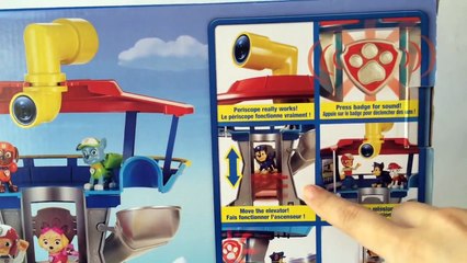 Paw Patrol Lookout Playset w Chase Police Cruiser - Unboxing Demo Review