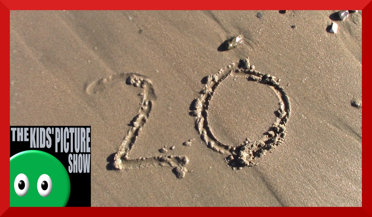Sand Counting 1 to 20 - The Kids' Picture Show (Fun & Educational Learning Video)