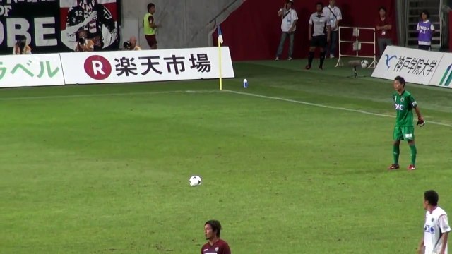 20120825サガン鳥栖VS神戸　前半　藤田シュート＋野次