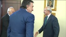 Kılıçdaroğlu, DYP Genel Başkanı Açıkgöz'ü Kabul Etti