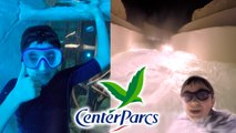 VLOG - TOBOGGAN GÉANT RIVIÈRE SAUVAGE & PISCINE CENOTE POOL - PARC AQUATIQUE CENTER PARCS