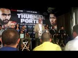 Keith Thurman Talks Ali Shawn Porter fight - esnews boxing