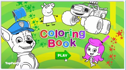 La Patrulla Canina en Español Juego de Navidad - Paw Patrol Coloring Pages Game Video