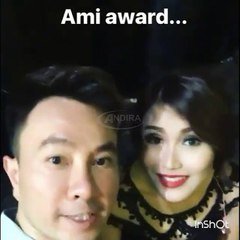 Ayu Ting Ting & Team di Backstage AMI Award 2016