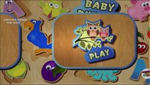 Baby Wooden Puzzle Blocks Educational Video Games for Kids