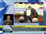 CNE de Ecuador entrega credenciales a Lenín Moreno y Jorge Glas