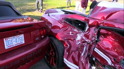 Compilation de crashs en voitures