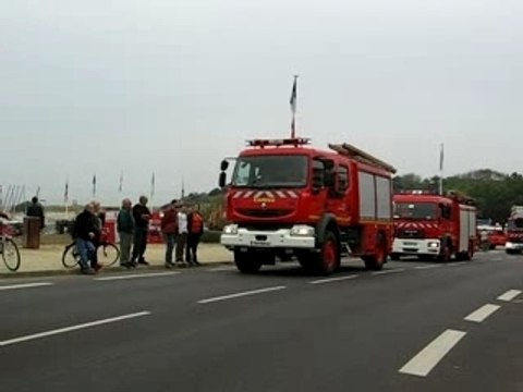 Défilé congrès pompiers SDIS 44 à St Brévin
