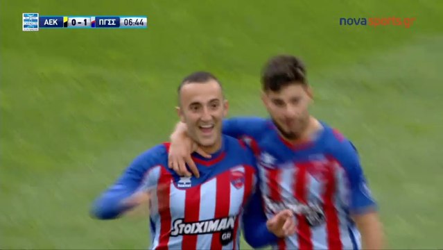 0-1 Samed Yeşil Goal - AEK Athens 0-1 Panionios - 17.05.2017 [HD]