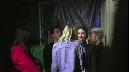 Behati Prinsloo And Hubby Adam Levine Take A Birthday Smoke Break