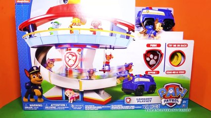 PAW PATROL Nickelodeon Paw Patrol Lookout A Nick Jr Paw Patrol Video Toy Review