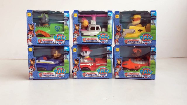 Paw Patrol Racers Marshall Chase Rubble Zuma Rocky Skye Nickelodeon - Unboxing Demo Review