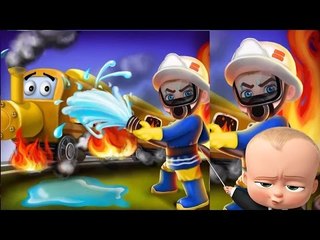 FIRE TRUCK | Fire Train for kids - Game Cartoon for Children | Kids Adventure - Videos for Kids
