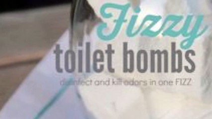 Easy Homemade diy toilet and sink cleaning bombs