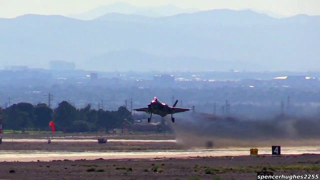 F-22 Raptor Demo & F-86, F-35A Heritage Flight @ Nellis AFB Aviation Nation 2016