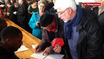 En Avant Guingamp. Des supporters heureux d'être 