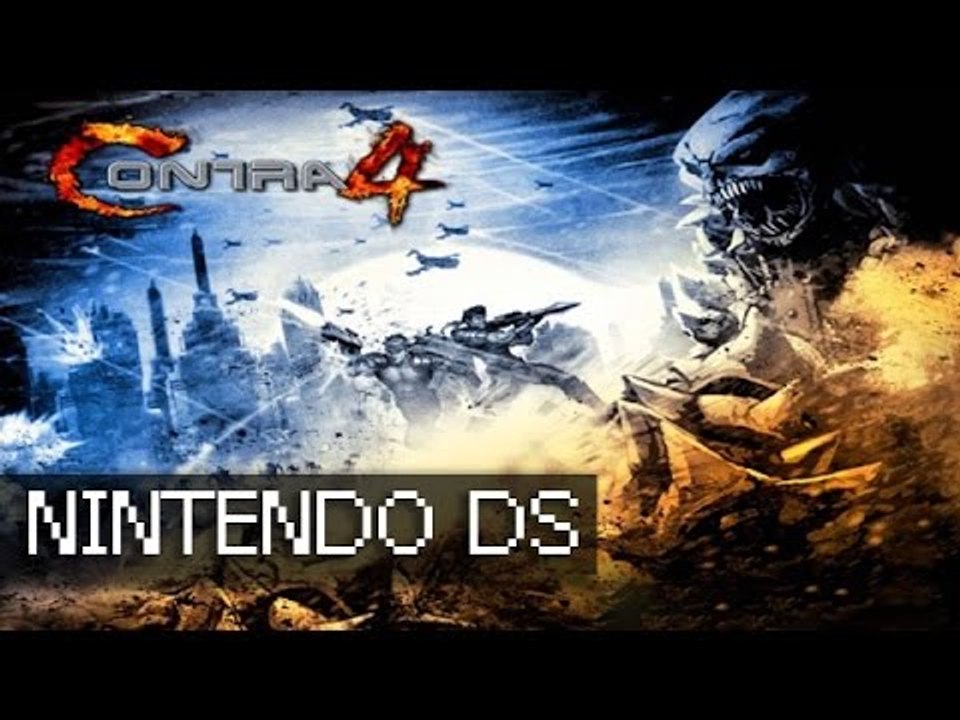 Contra 4 (Stage 1 - Hard) - Nintendo DS (1080p 60fps)