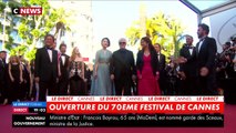 Ouverture du 70e Festival de Cannes, les stars défilent sur le tapis rouge