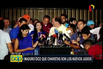 Download Video: Venezuela: Maduro asegura que chavistas son nuevos judíos y denuncia campaña fascista