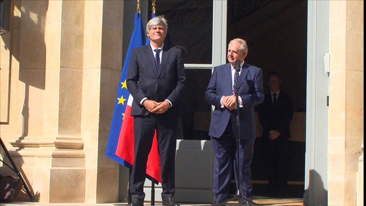 Passation de pouvoirs entre Stéphane Le Foll et Jacques Mézard