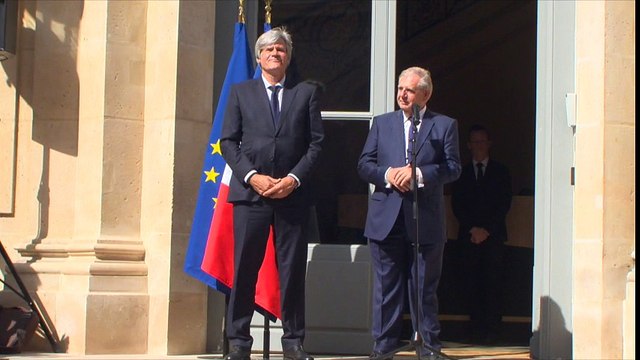 Passation de pouvoirs entre Stéphane Le Foll et Jacques Mézard