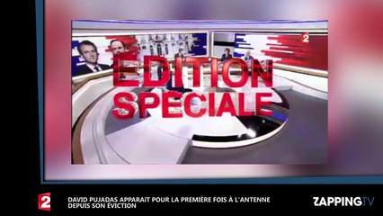 David Pujadas apparaît pour la première fois sur "France 2" après l’annonce de son éviction