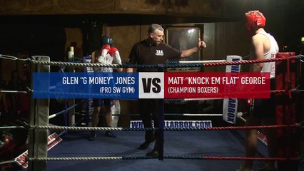 Its ON | White Collar Boxing | Glen "G-Money" Jones Vs Matt "Knock Em Flat" George