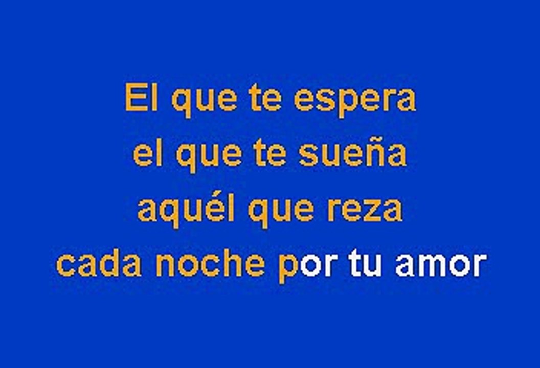 Raphael - Yo soy aquel (Karaoke)