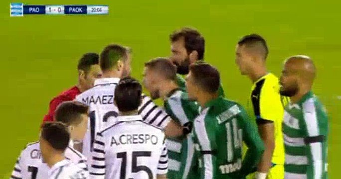 Odisseas Vlachodimos red card - Panathinaikos vs PAOK 17.05.2017