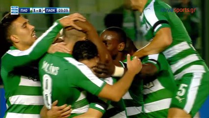 1-0 Το γκολ του Μάρκους Μπεργκ - Παναθηναϊκός 1-0 ΠΑΟΚ - 17.05.2017 [HD]
