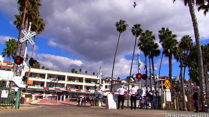 Amtrak trains & 1 Metrolink train in San Clemente, CA (November 24th, 2013)