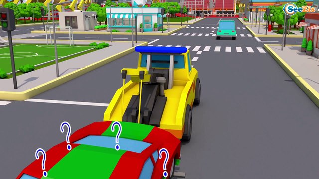 Yarış Arabası - Pistinde Yarışıyor - Çocuklar Için Çizgi Filmler