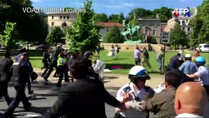 Echauffourées devant l'ambassade turque à Washington