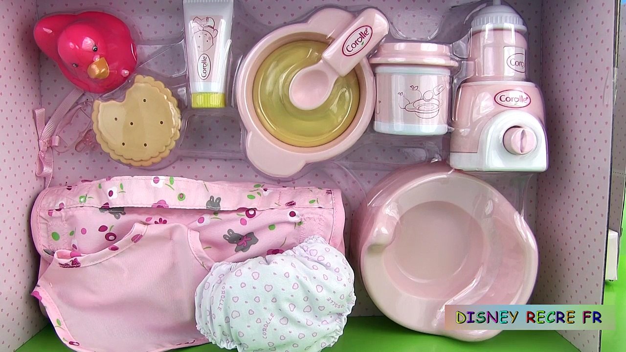 Corolle Poupée Baby Doll Mon Premier Bébé Calin Grand Coffret Accessoires Poupon