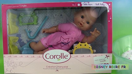 Corolle Mon Premier Bébé Bain & Accessoires Poupon Nageur Baby Doll Bath Toy Jouets de Bébé