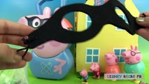 George's Super Hero Case Boîte d'accessoires de Super Héro Peppa Pig Oeufs Surprise