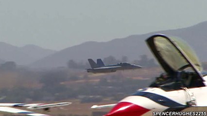 F/A-18F SUPER HORNET DEMO @ 2012 MARCH ARB AIRFEST