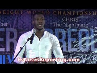 DEONTAY WILDER "WHO'S NOT GONNA WATCH 2 HUNGRY LIONS TRYING TO GET THAT LAST STEAK?"