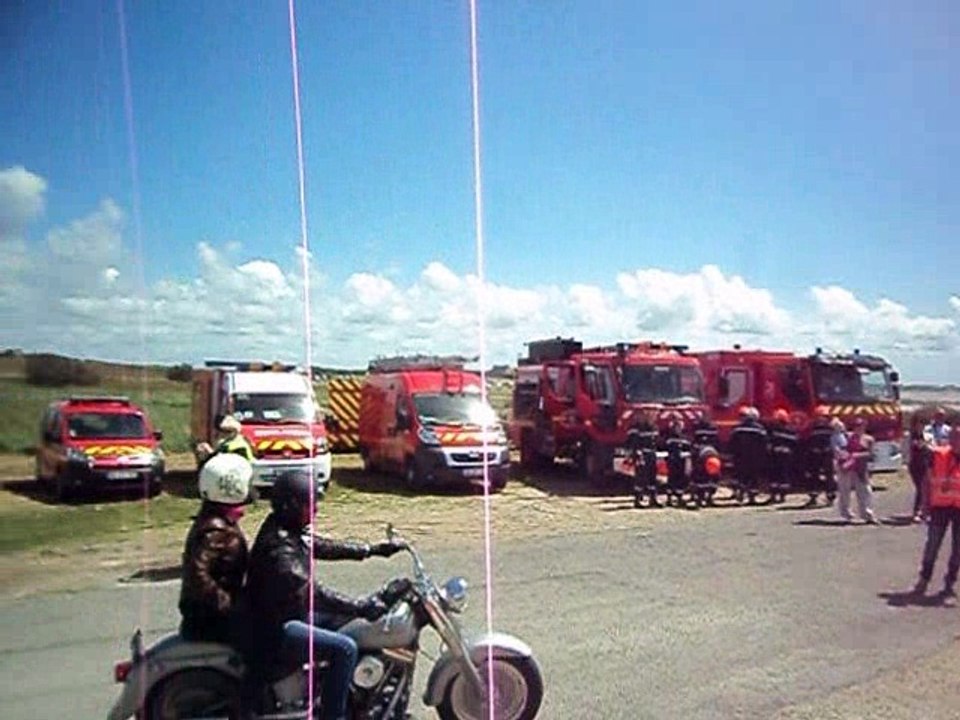 l'arrivée de la balade à pouldreuzic