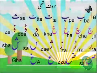 Urdu Alphabets Haroof-e-Tahaji Revision Part 35