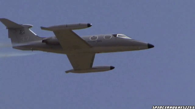 2011 Planes Of Fame Air Show - Clay Lacy Learjet Aerobatic Demonstration