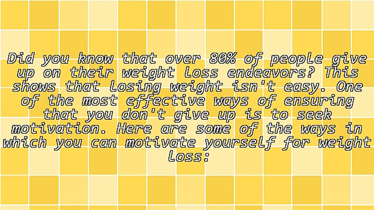 Weight Loss: 6 Ways To Motivate Yourself