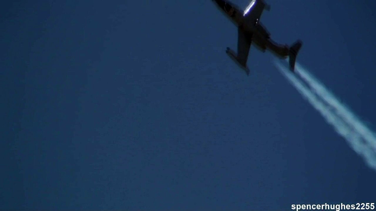 2010 Planes of Fame Air Show - Learjet Aerobatic Demonstration