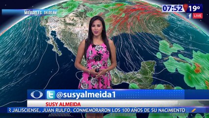 Susana Almeida Pronostico del Tiempo 17 de Mayo de 2017