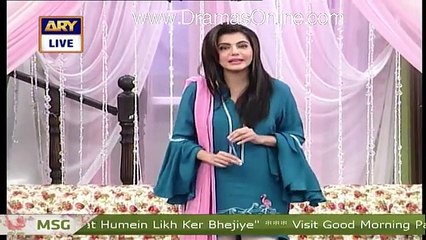 Nimra Khan Came on Morning Show After Her Engagement