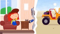 Doc McWheelie - SAVE a Desert JEEP! ATV Car Cartoons for Children