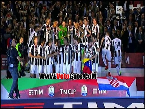 لحظات تتويج يوفنتوس بكأس ايطاليا